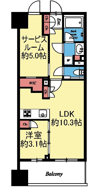 ザ・レジデンス横濱高島町 間取り図画像