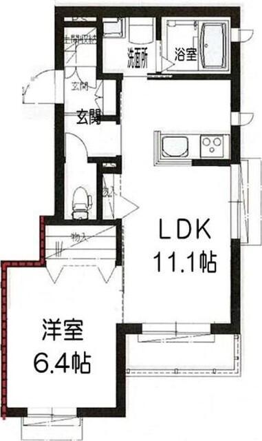 ポポラーレ本宿町 間取り図画像