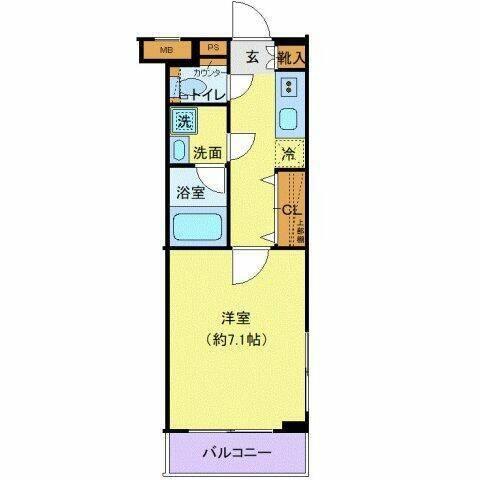 クレヴィスタ武蔵小杉 間取り図画像