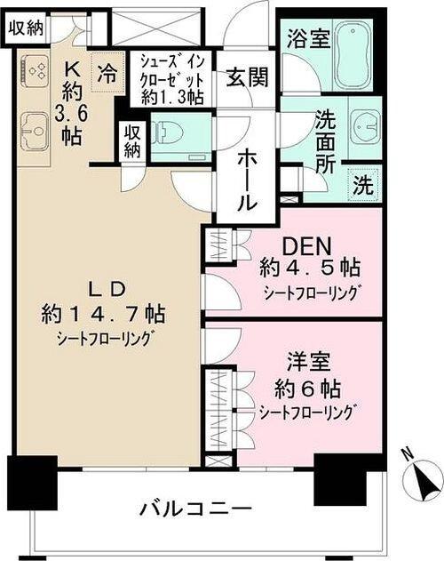 ザ・タワー横浜北仲 間取り図画像