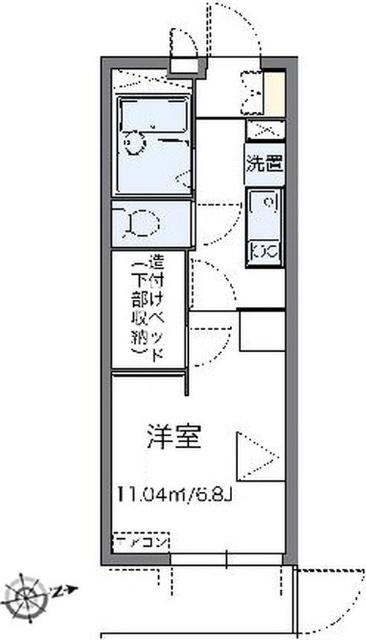 レオパレスＴＡＮＡＳＥ 間取り図画像