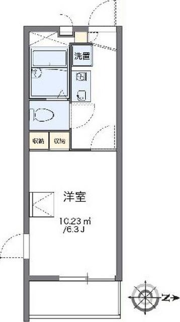 レオパレス横濱ヴィラ 間取り図画像