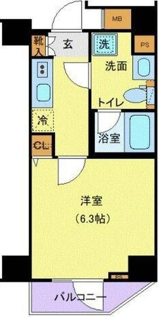 ＡＺＥＳＴ横濱関内 間取り図画像