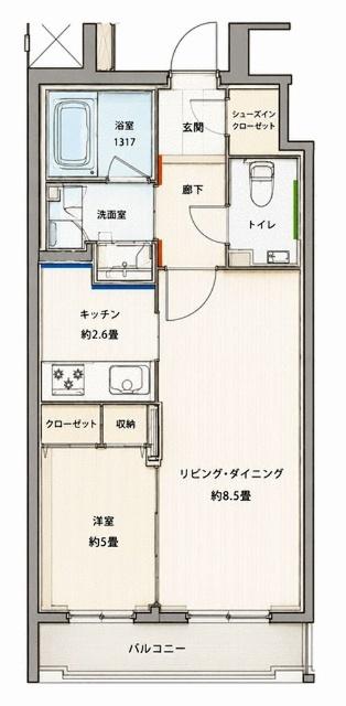 リストレジデンス横濱桜木町 間取り図画像