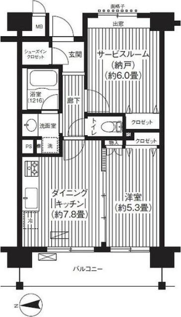 ピエス綱島 間取り図画像