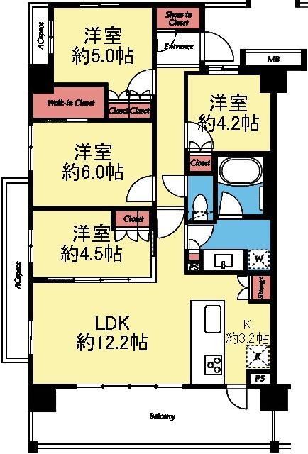 サムティレジデンス藤が丘 間取り図画像