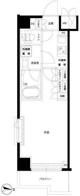 ルーブル武蔵新城六番館 間取り図画像