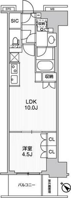 ＷＯＲＶＥ横浜伊勢佐木町 間取り図画像
