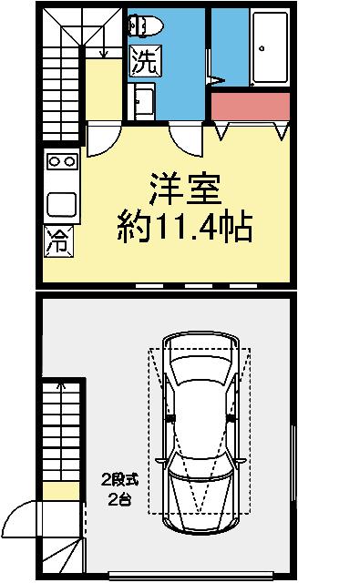 インセル横浜保土ヶ谷 間取り図画像
