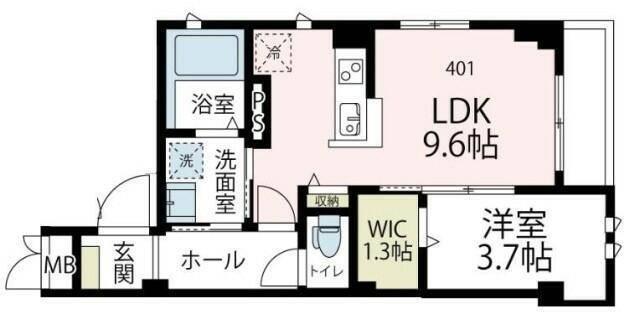 クリザンテム中幸町 間取り図画像