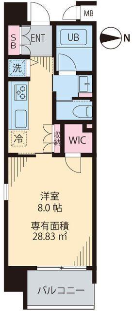 ビイルーム武蔵小杉 間取り図画像