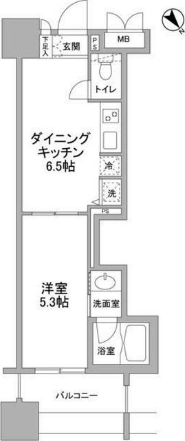 パークフラッツ横濱公園 間取り図画像