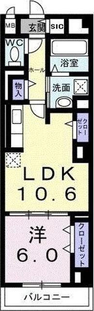 ディアコート本厚木 間取り図画像