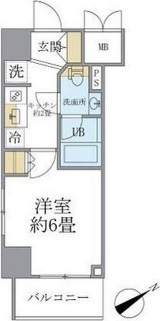 レスピール川崎 間取り図画像