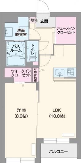 クレセール 間取り図画像