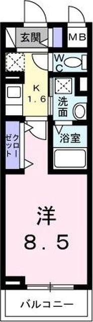 ヴェリーヌ 間取り図画像
