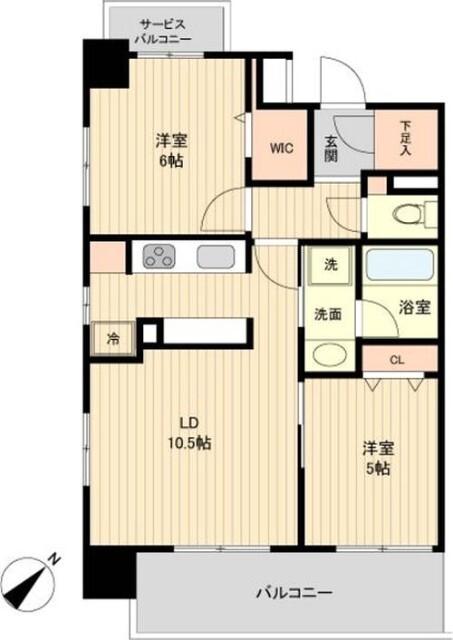 グラディート町田 間取り図画像
