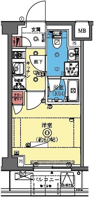 クレイシア横浜ヴェール 間取り図画像