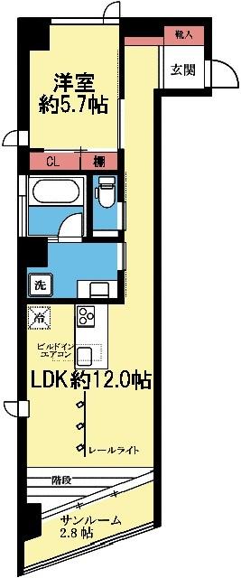 開洋館 間取り図画像
