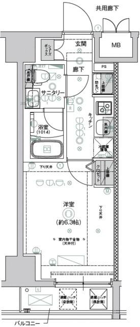 ＣＲＥＳＴ　ＴＡＰＰ新横浜 間取り図画像