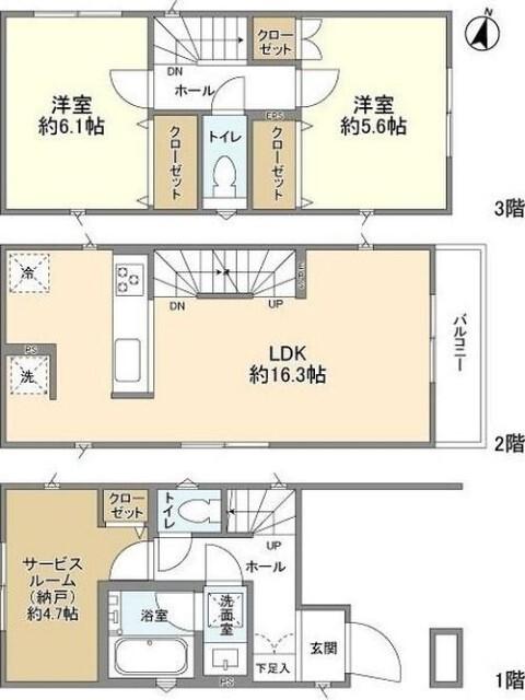 Ｋｏｌｅｔ登戸＃０４ 間取り図画像
