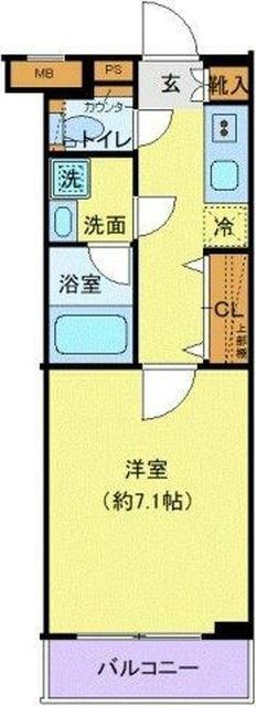 クレヴィスタ武蔵小杉 間取り図画像