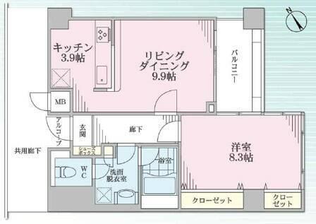 ルート鵠沼 間取り図画像