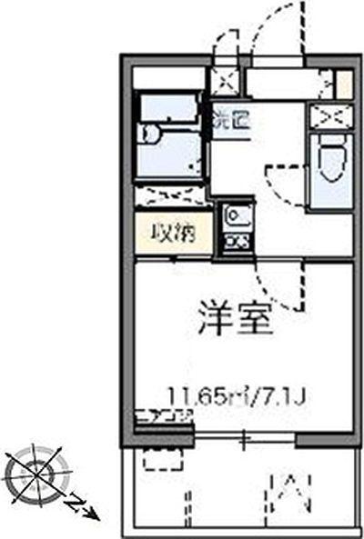 レオネクストル　ヴァン　ブルー 間取り図画像