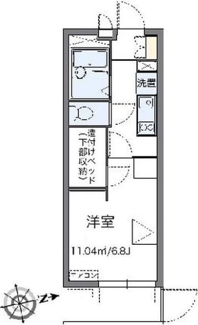 レオパレスＴＡＮＡＳＥ 間取り図画像