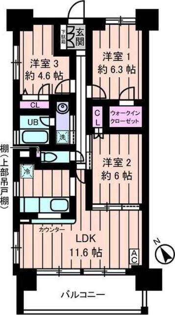 フォレストフローラ 間取り図画像