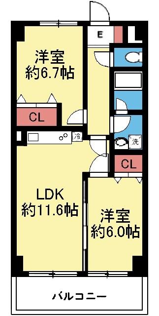 パークビュー仲町台 間取り図画像