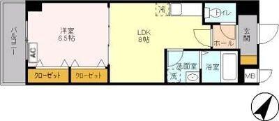 ＳＯＬＡＲＥ横浜 間取り図画像