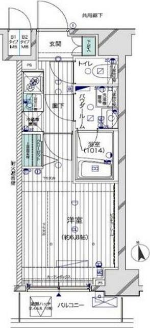 メインステージ川崎Ⅷヴィアート 間取り図画像