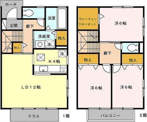 アゼリア　壱番館 間取り図画像