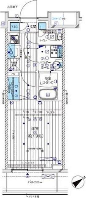 メインステージ鶴見Ⅲ 間取り図画像