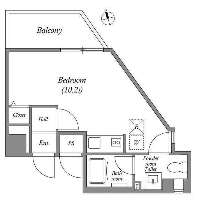 インプルーブ新川崎 間取り図画像