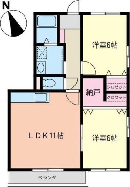 リトル・ウッド壱番館 間取り図画像