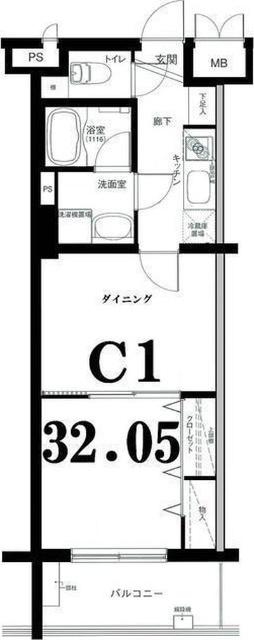 グリフォーネ横浜・妙蓮寺 間取り図画像