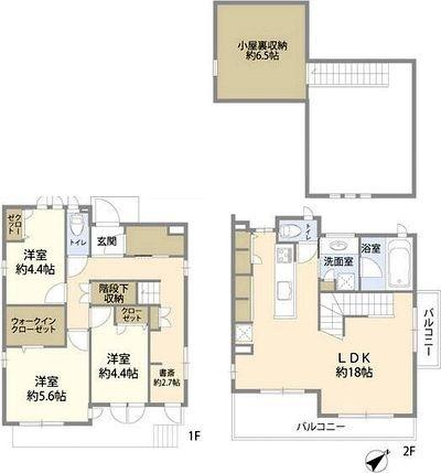 横浜市神奈川区鳥越住宅 間取り図画像