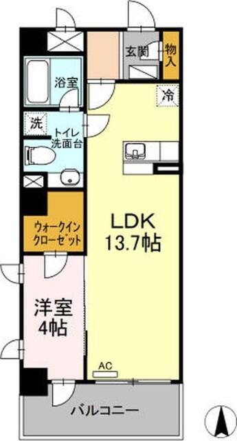 フィーノ武蔵小杉 間取り図画像