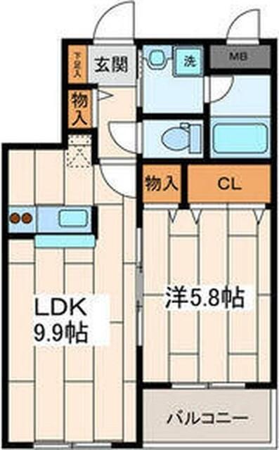 メゾンクレールＨｉｙｏｓｈｉ 間取り図画像