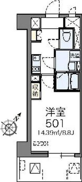 レオネクストル　ヴァン　ブルー 間取り図画像