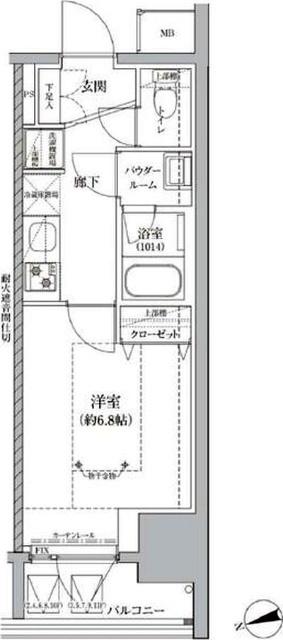 ＲＥＬＵＸＩＡ横濱鶴見Ⅲ 間取り図画像