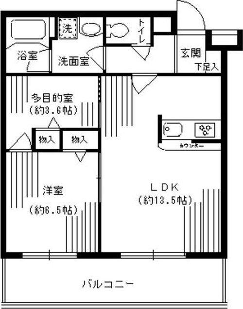 ルミエール妙蓮寺Ⅱ 間取り図画像