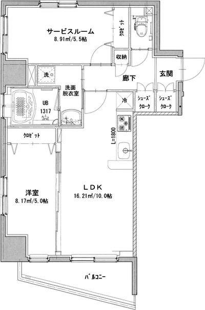 ヴィクトワール・フルーヴⅥ 間取り図画像