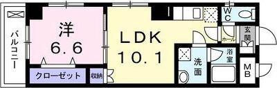 ミルト中町 間取り図画像