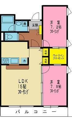 カルム武蔵小杉 間取り図画像