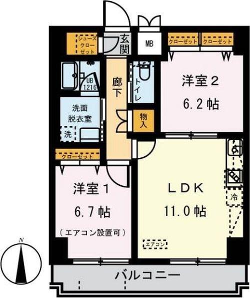 ドムス常盤 間取り図画像
