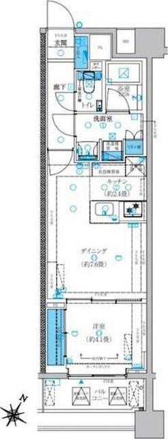 バースシティ横浜大通り公園 間取り図画像