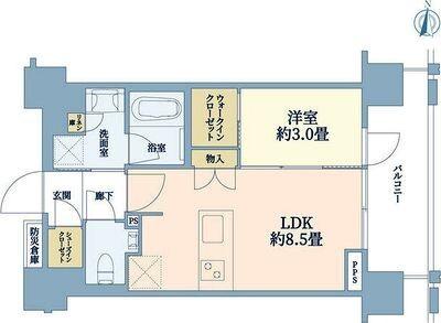 ピアース武蔵小杉 間取り図画像